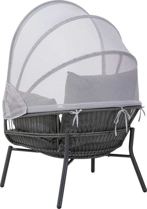 Produktbild Leco Sessel mit Fusshocker CLARA (102 cm)