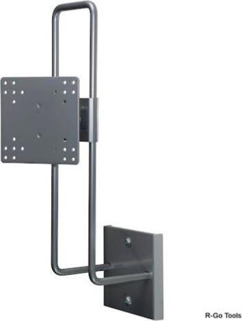 Produktbild R-Go Tools Steel Up & Down Wandhalterung, verstellbar, silber - Klammer für LCD-Display - S (Wand)