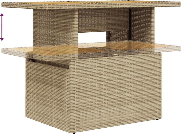 Produktbild VidaXL Gartenmöbel Sofa Garnitur Gartengarnitur Garten Sitzgruppe 8-tlg. Beige