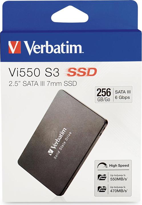 Actual product image Verbatim Vi550 S3 (256 GB, 2.5")