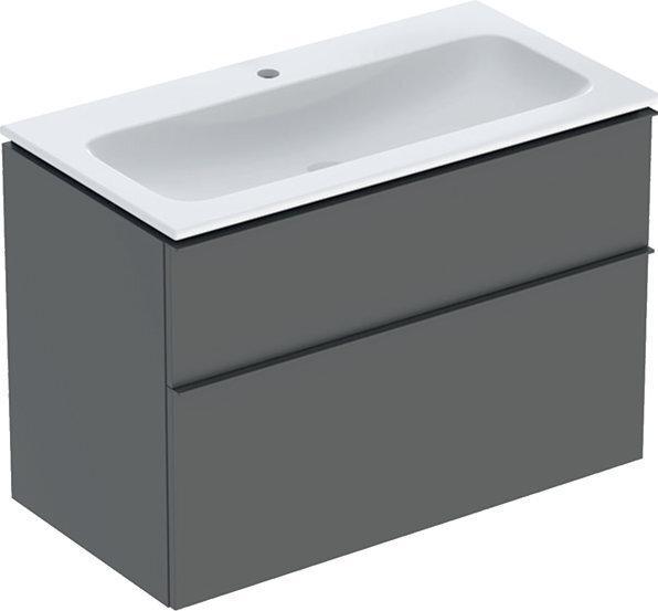 Image du produit Geberit iCon Set lavabo pour meubles avec meuble sous lavabo, 2 tiroirs, 90x63x48 cm, 502337