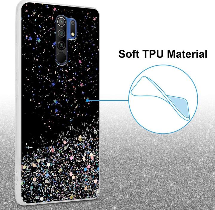 Produktbild Cadorabo TPU Hülle für Xiaomi RedMi 9 mit Glitzer (Xiaomi Redmi 9)