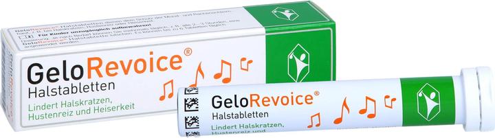 Actual product image GeloRevoice Throat Lozenges Grapefruit-Menthol, 20 pcs. tablets (20 Piece)