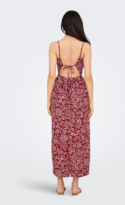 Actual product image Only Onljakiri Linen Strap Midi Dress Wvn (L)