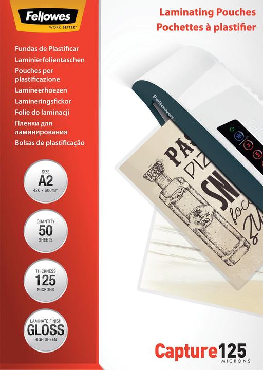 Produktbild Fellowes Capture 125 (A2, 50 Stück, 125 µm)