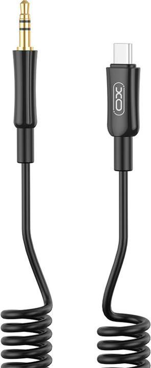 Image du produit xO câble audio NB-R255B USB-C - jack 3,5mm 1,0m noir (1 m)