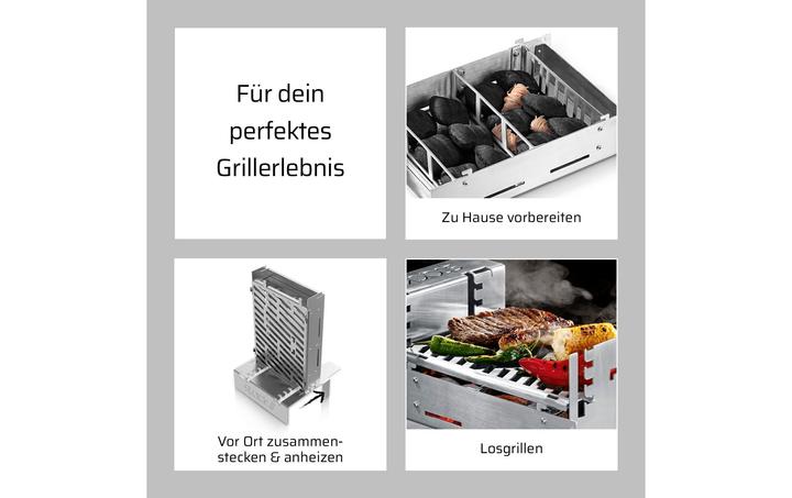 Produktbild Stack Camping-Grill 3-in-1 (27 cm)