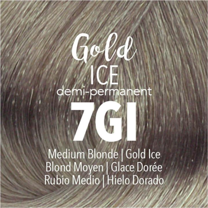 Produktbild Mydentity by Guy Tang mydentity Demi-P - 7GI Medium Blonde Gold Ice (Medium blond 7, Ice)