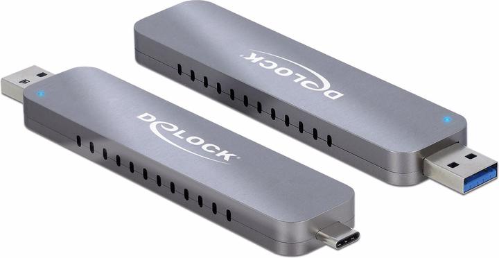 Actual product image Delock External enclosure USB-A/C - NVME M.2 SSD (M.2)