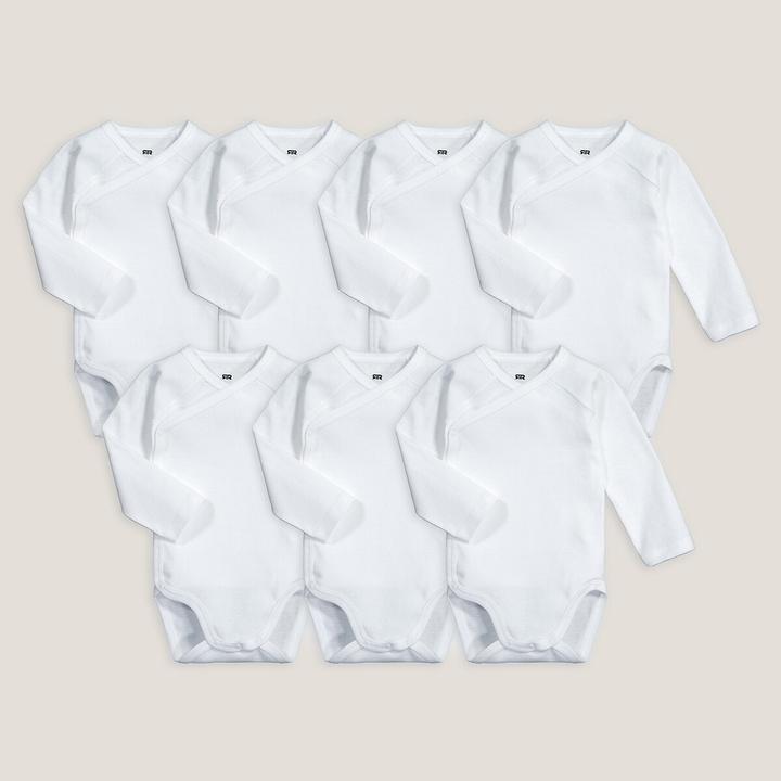 Produktbild La Redoute Collections 7er-Pack Erstlings-Bodys mit langen Ärmeln (54 C)