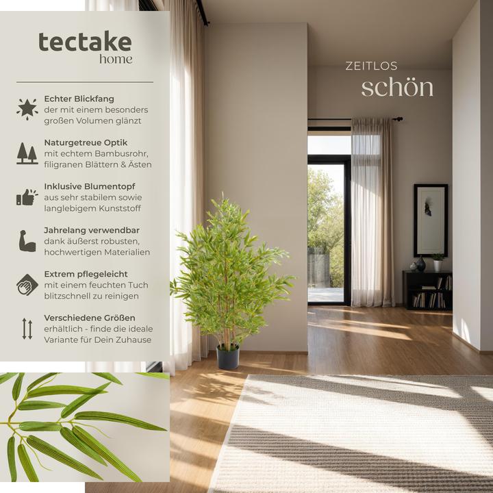 Produktbild tectake Bambusbaum Bambosa (120 cm)