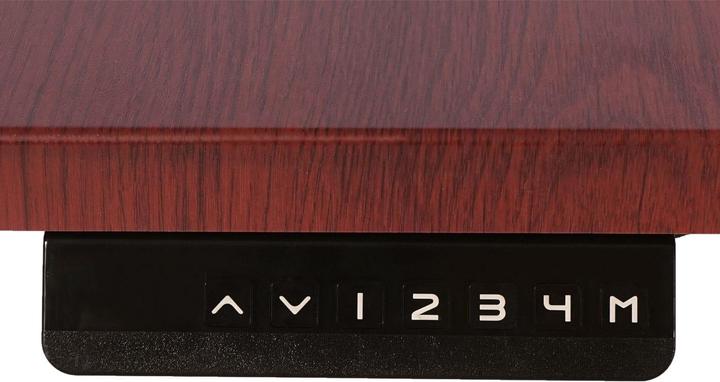 Actual product image Swisshandel24 Corner desk, computer desk, electrically height-adjustable Memory 178x178cm 84kg Cherry decor, g