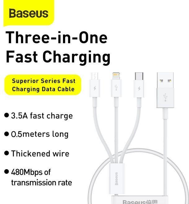 Produktbild Baseus Superior Series (0.50 m, USB 3.0)