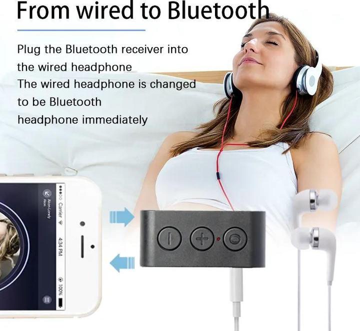 Produktbild PhoneLook Mini Bluetooth 5.0 Audio Empfänger BR03 mit TF Kartenslot und AUX 3.5mm Anschluss fürs Auto (Sender & Empfänger)
