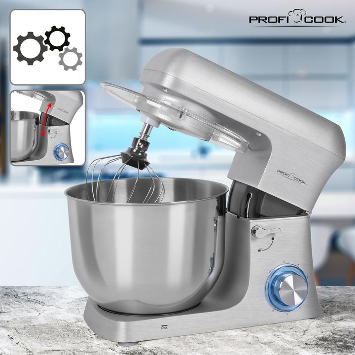 Produktbild Proficook PC-KM 1188 Knetmaschine aluminium (1500 W)
