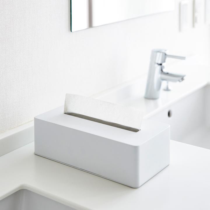 Actual product image Yamazaki TOWER tissue box