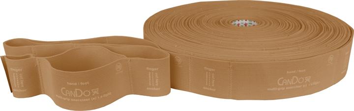 CanDo Multi-Grip Fitnessband Exerciser Rolle (27 m, Leicht)
