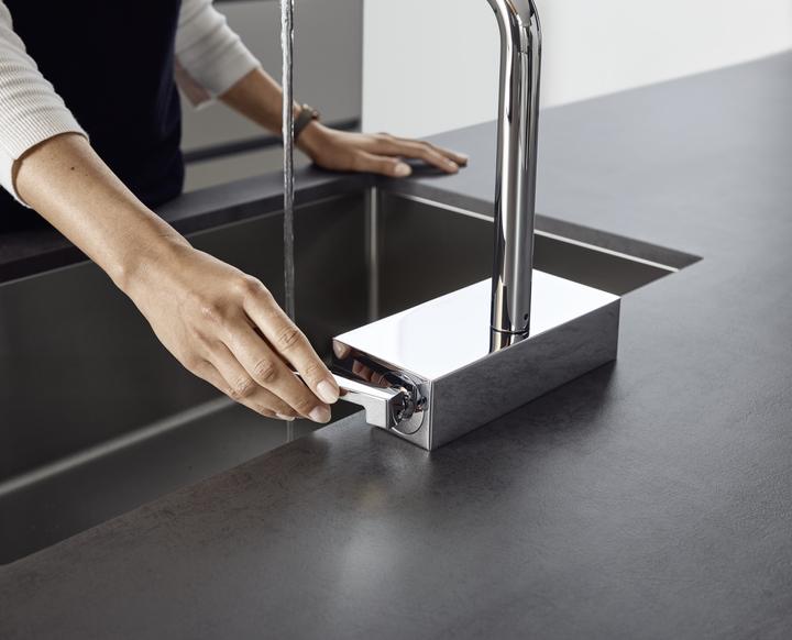 Productafbeelding hansgrohe Aquno Select M81 Eéngreeps keukenmengkraan 250 (chroom)