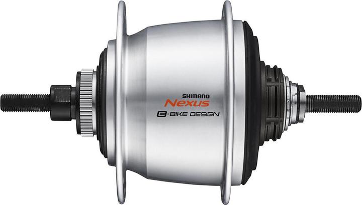 Actual product image Shimano Gear hub NEXUS SG-C7050 5-Gä Di2 32-hole Centre-Lock 135 mm silver (Disc brake Center lock)