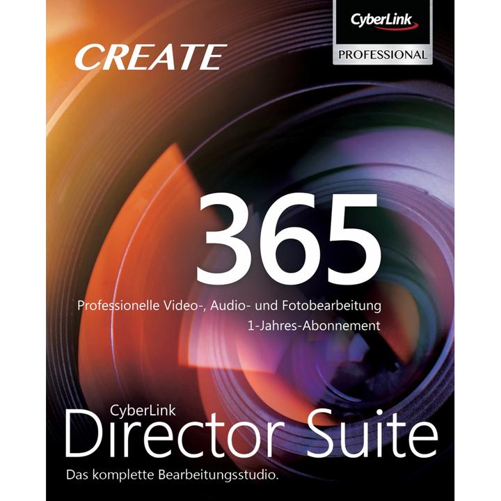 Produktbild CyberLink Director Suite 365 (1 User, 1 Geräte/User, 12 Monate)