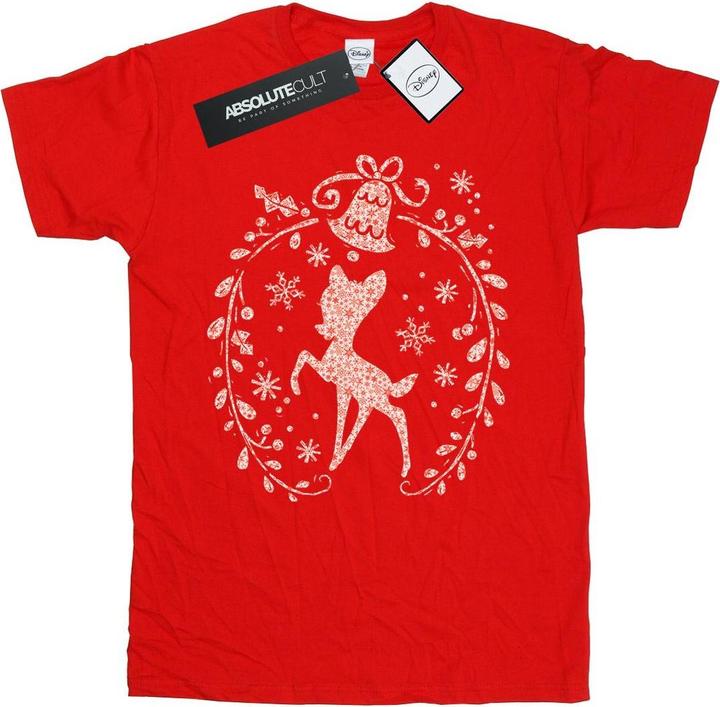 Disney Bambi Christmas Wreath TShirt (XL)