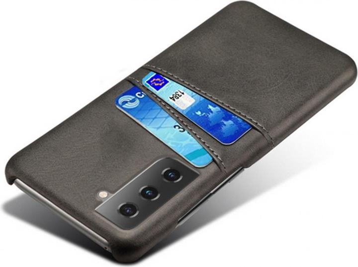 Actual product image Screenguard Samsung Galaxy S21 CardCaddy Leather Backcase with Card Pockets (Samsung Galaxy S21+)