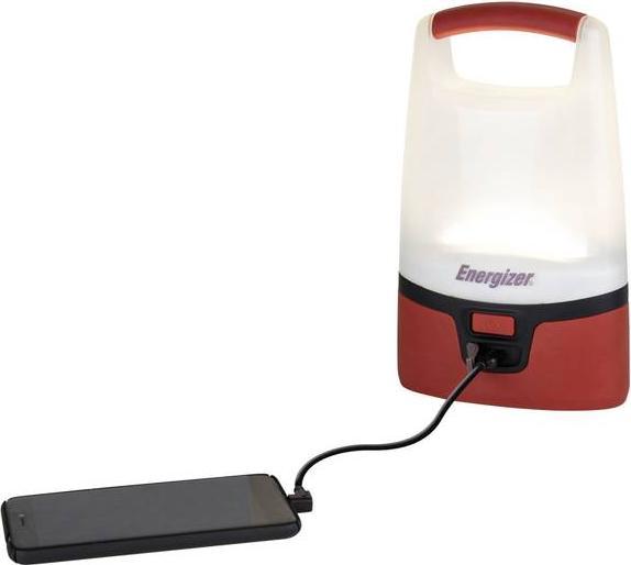Actual product image Energizer E304157300 Vision USB LED camping lantern 1300 lm battery-powered Red/