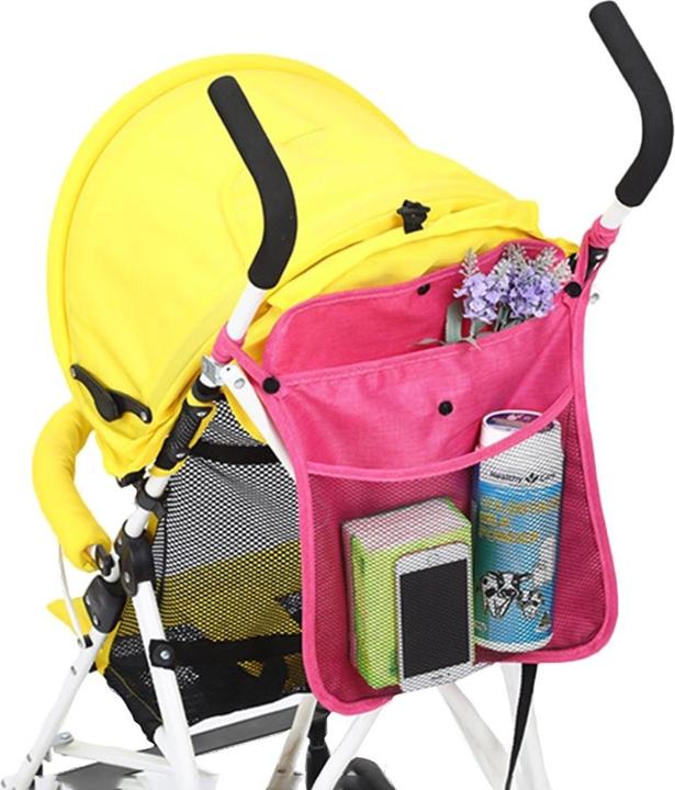Produktbild König Design Universal Kinderwagen Einkaufsnetz Organizer Baby Tasche Buggy Kinderwagennetz
