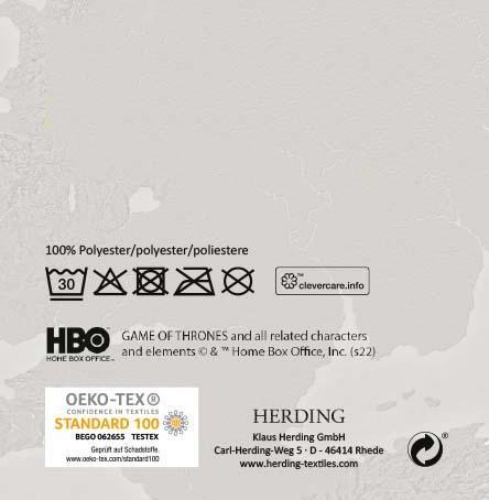 Produktbild Herding Game of Thrones Soft Velboa Kissen (30 x 50 cm)