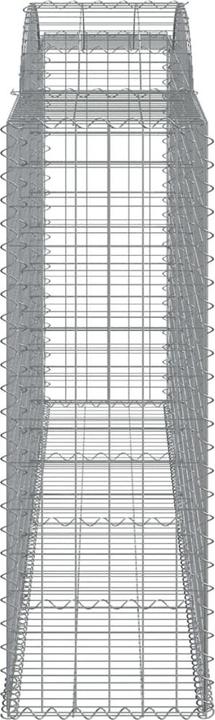 Produktbild VidaXL Gabionen mit Hochbogen 10 Stk 300x50x140/160cm Verzinktes Eisen