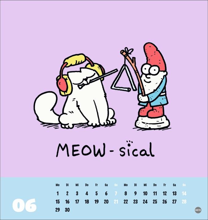 Produktbild Simons Katze Postkartenkalender 2026 (16 x 17 cm, Harter Einband, Deutsch)