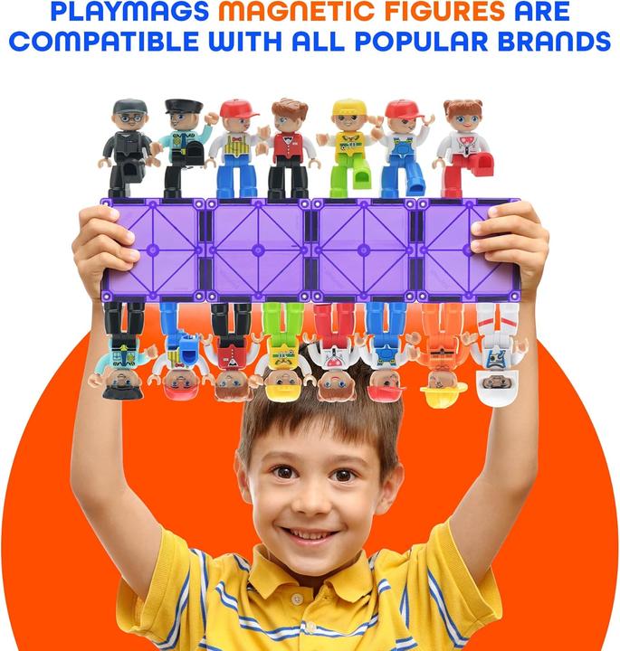 Produktbild Playmags 15 Magnetfiguren