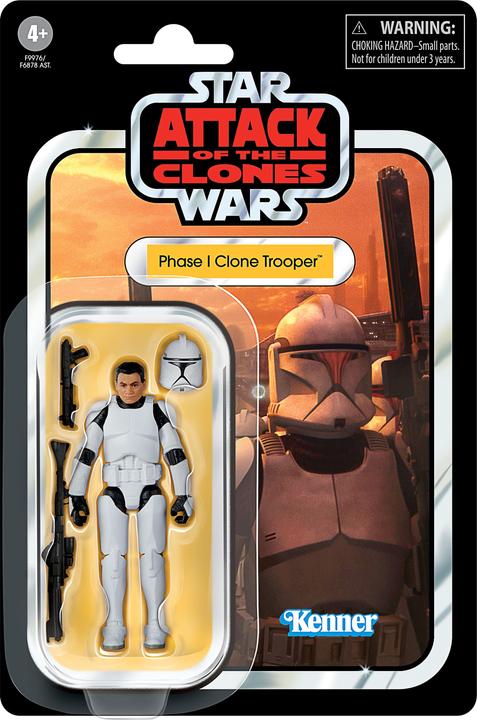 Produktbild Hasbro Star Wars Episode II Vintage Collection Actionfigur Phase I Clone Trooper 10 cm