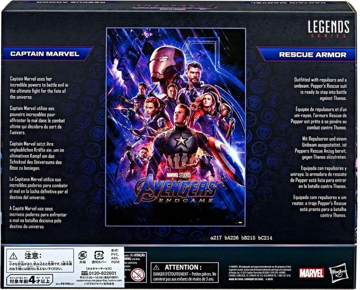 Image du produit Hasbro Avengers: Captain Marvel & Rescue Armor
