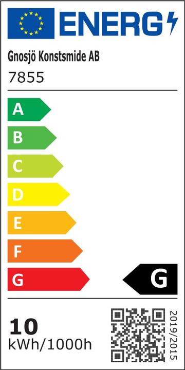 Label énergétique Konstsmide Monza (800 lm, IP54)