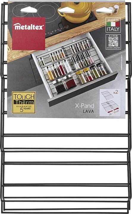 Produktbild Metaltex Gewürzregal X-Pand Lava