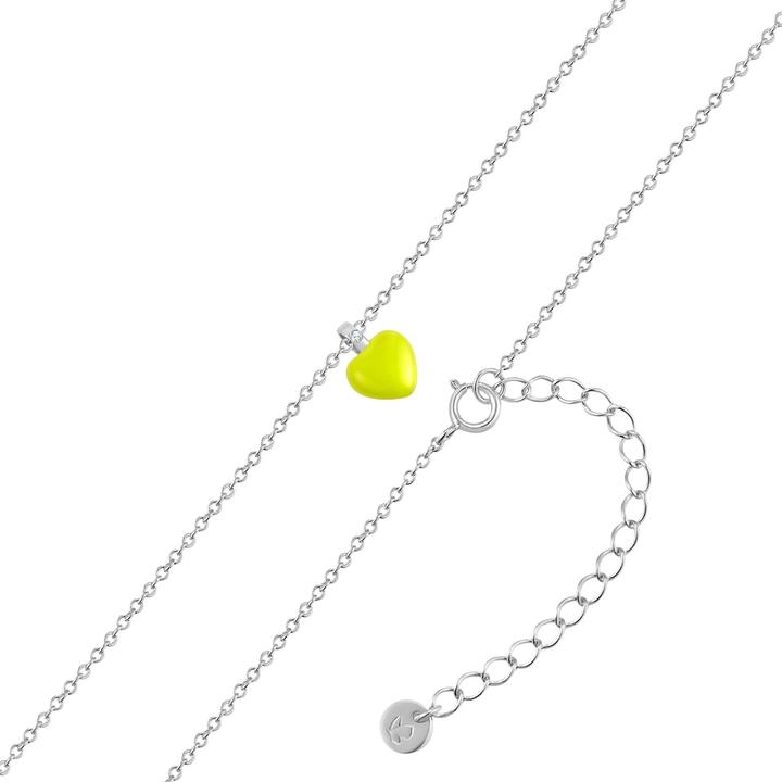 Immagine prodotto Glanzstücke München Collana da donna con cuore in argento - 35946 (Argento, 40 - 45 cm)