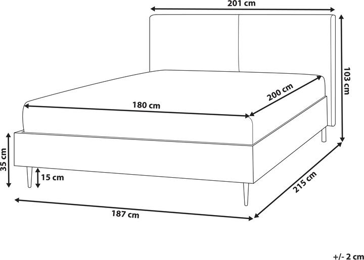 Actual product image Beliani Limanton (180 x 200 cm)