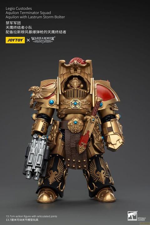 Produktbild Joy Toy Warhammer The Horus Heresy Actionfigur 1/18 Legio Custodes Aquilon Terminator Squad Aquilon with Las