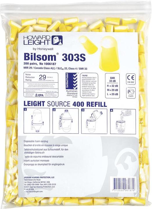 Actual product image Bilsom Hearing protection plugs 33 dB onwe (200 x)