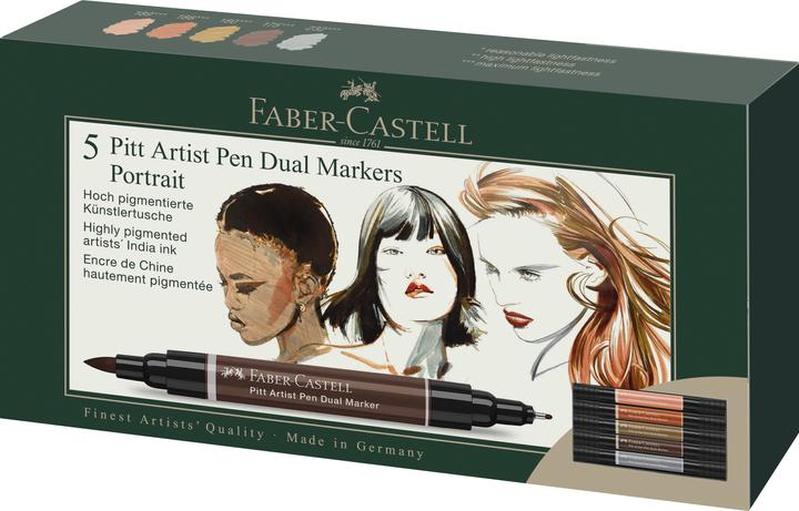 Immagine prodotto Faber-Castell Artista Pitt (Multicolore, 5 x)