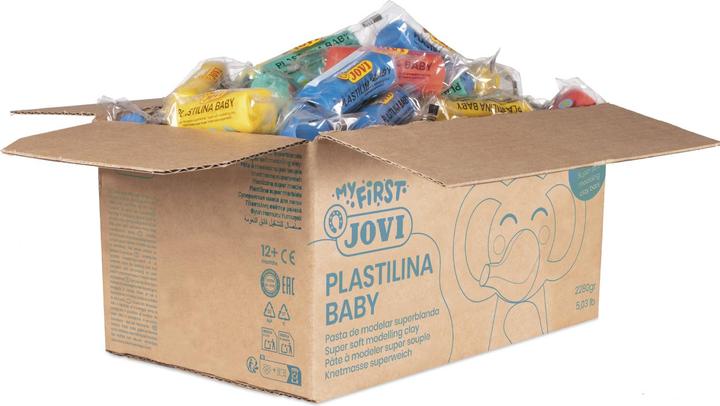 Image du produit Jovi Pâte à modeler My First Plastilina Baby couleurs assorties, 60 couleurs 38,0 g chacune