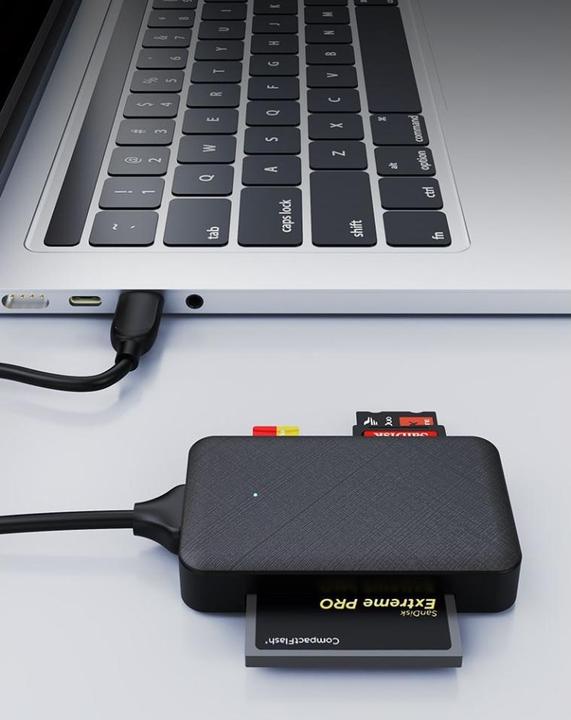 Produktbild PowerGuard 4-in-1 USB 3.0 Cardreader CompactFlash SD MicroSD MS