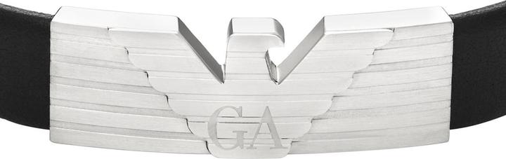 Actual product image Emporio Armani EGS3075040 bracelet (25.80 cm, Stainless steel, Leather)
