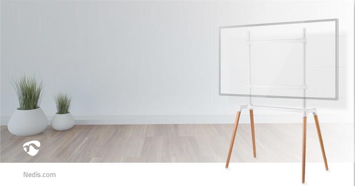 Produktbild Nedis TV Bodenständer 60 - 75 " maximal unterstützes Bildschirmgewicht: 40 kg Scandinavian Design A (75", 40 kg)