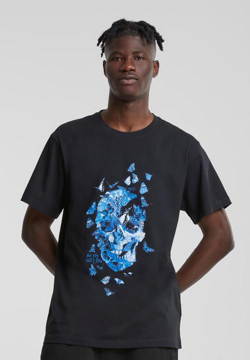 Immagine prodotto Mister Tee Maglietta con teschio a farfalla - 89257 (XS)