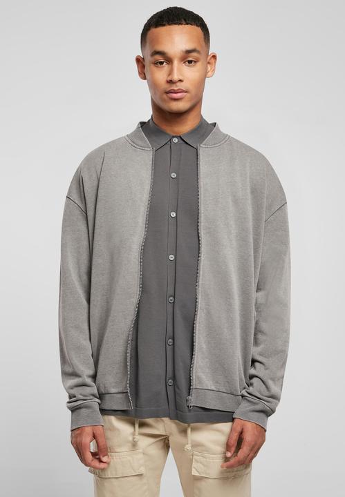 Actual product image Urban Classics Washed Sweat Bomber - 17020 (M)