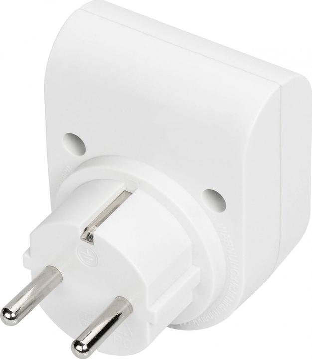 Produktbild Digitus Überspannungsschutzadap. LED 1xCEE 7/7 TV-GS CE-LVD