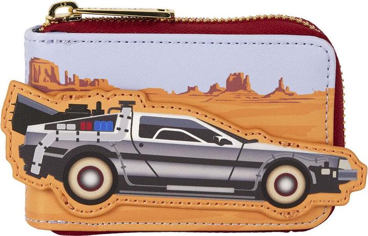 Actual product image Loungefly Universal by Geldbeutel Back to the Future 40th Anniversary Delorean