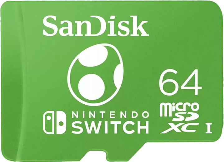 Image du produit SanDisk Nintendo Switch Card (64 Go, microSDXC, U3, UHS-I)